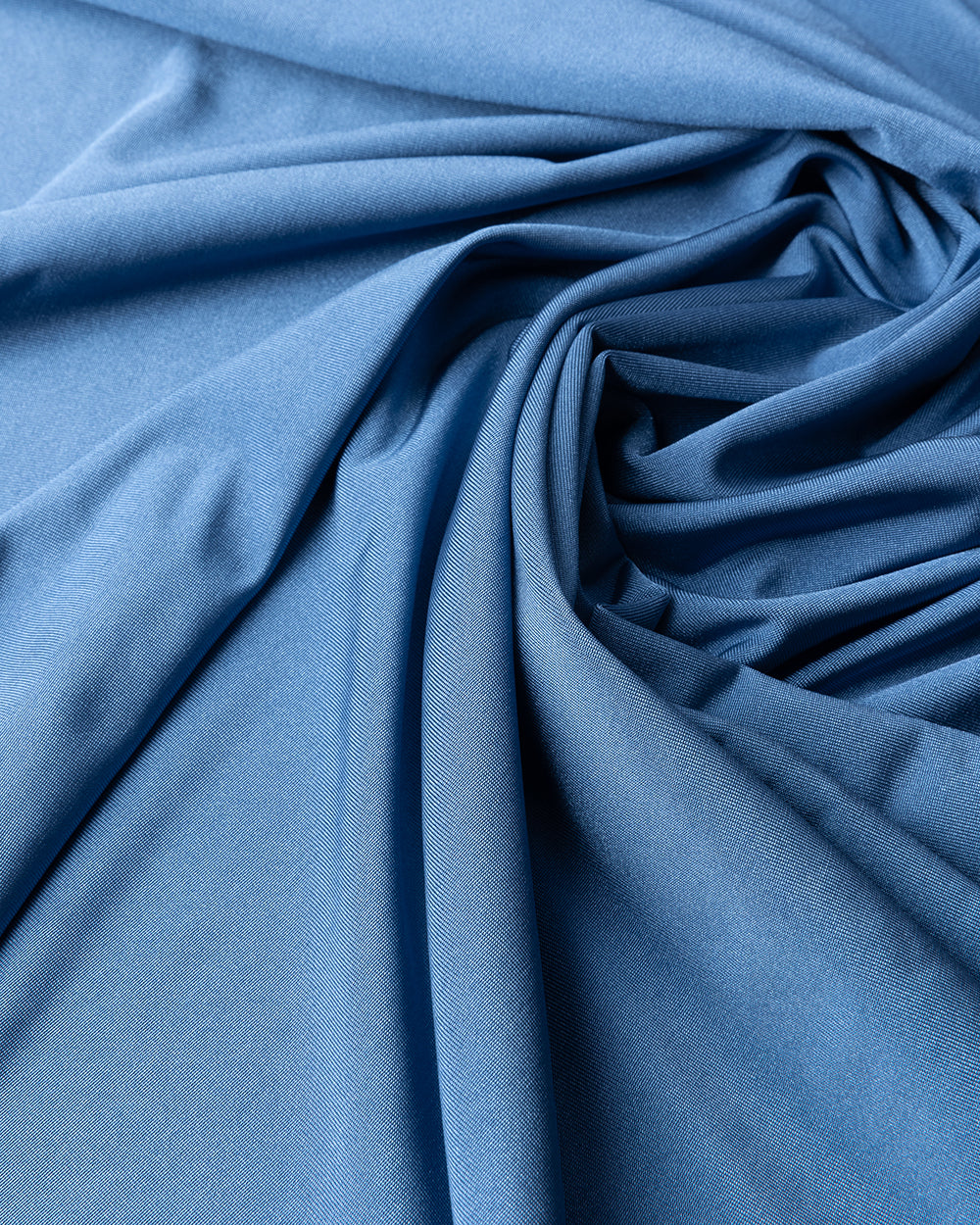Satin Jersey Azure Blue