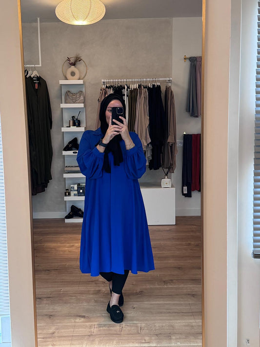 Royal blue dress