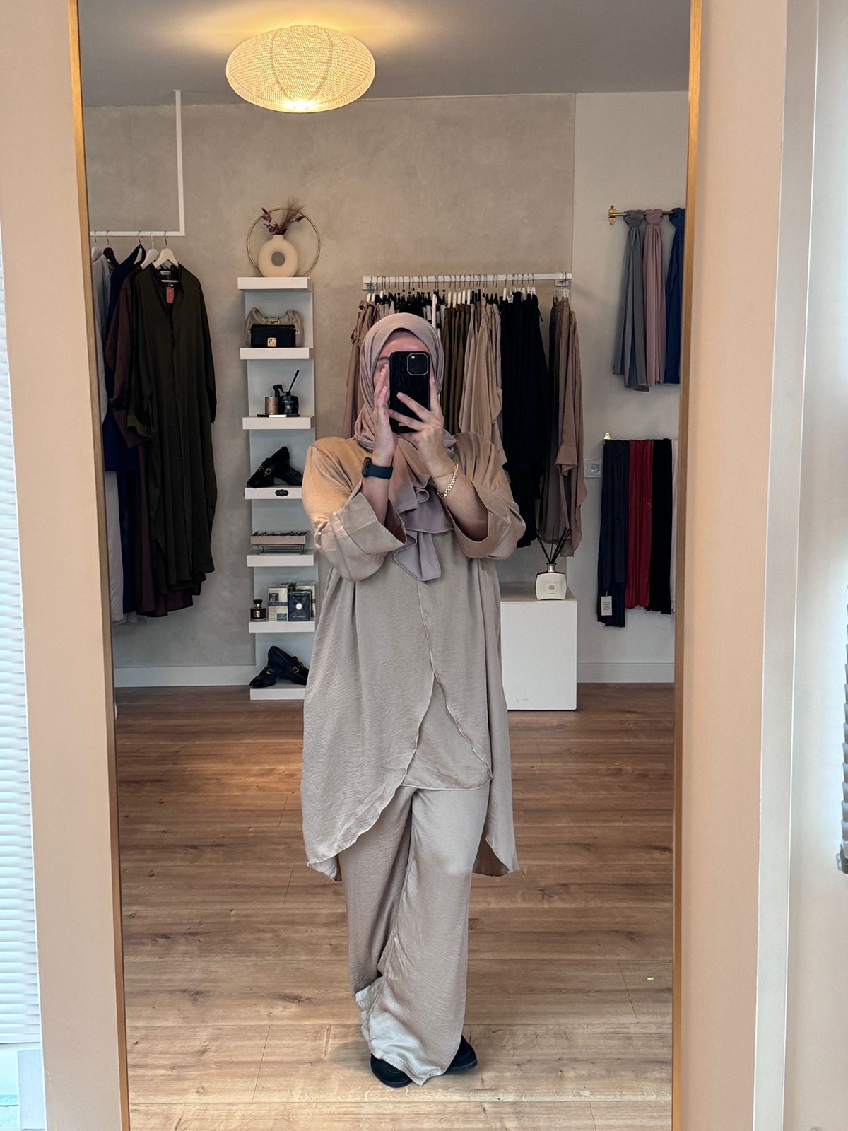 Satin twinset